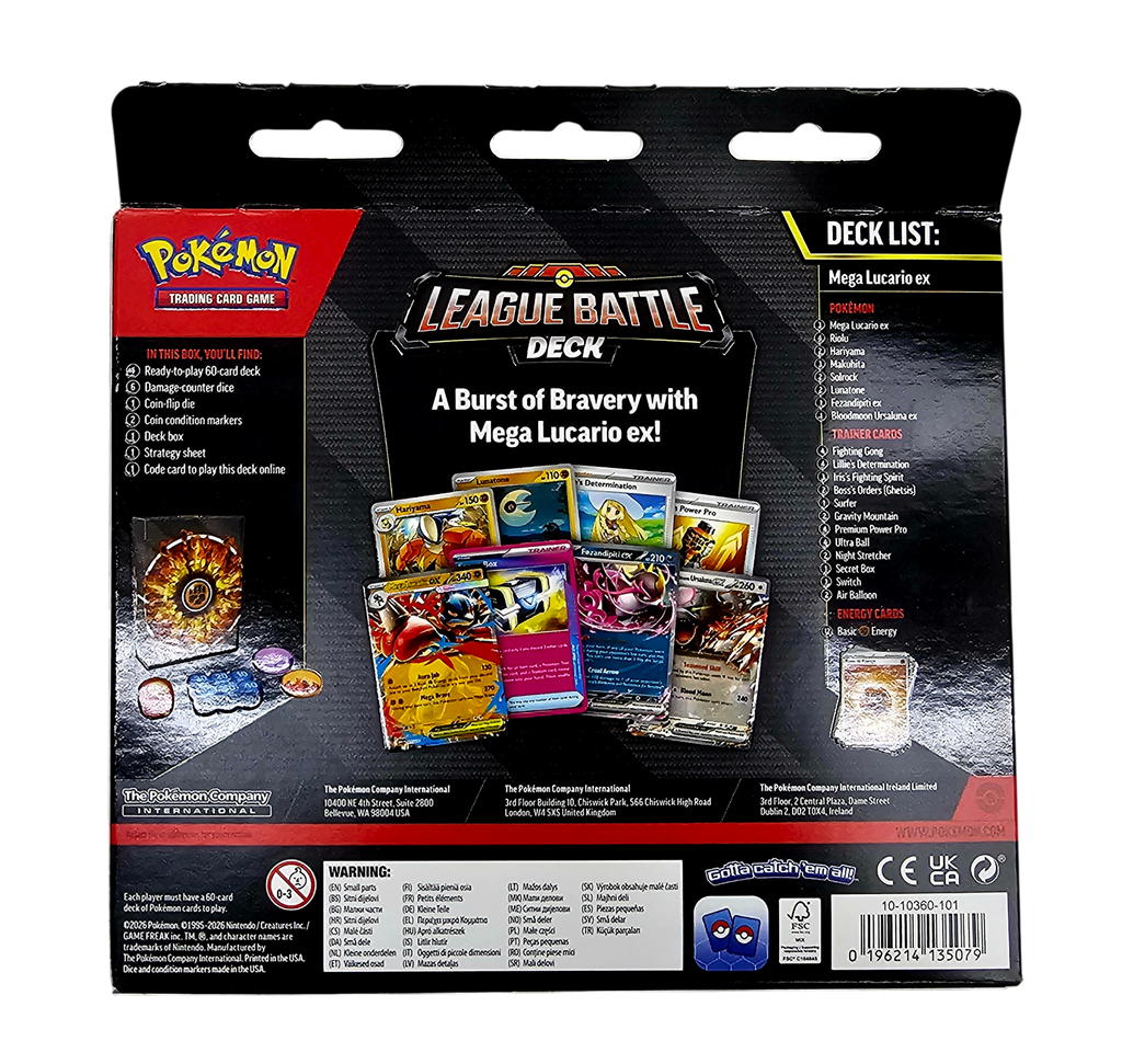 League Battle Deck Mega Lucario EX