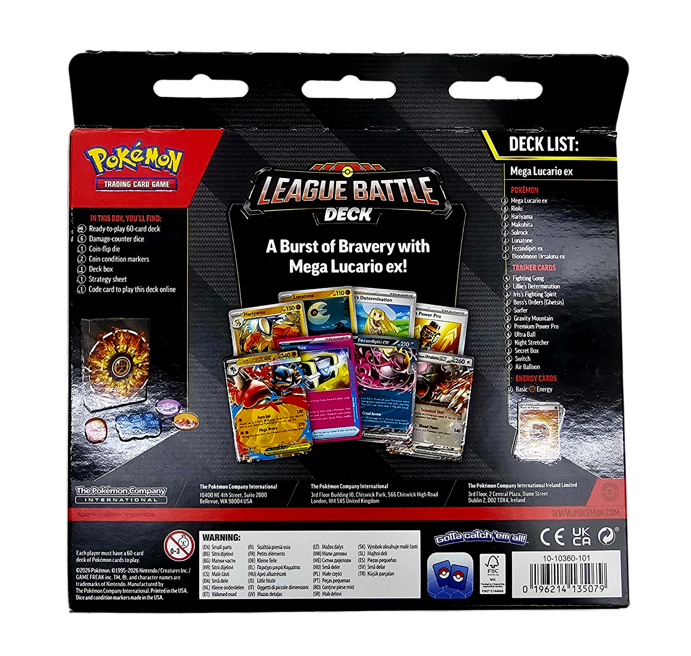 League Battle Deck Mega Lucario EX